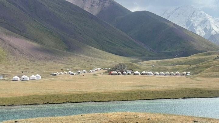 Pamir Mountains in Tajikistan and Kyrgyzstan popular for adventure travel