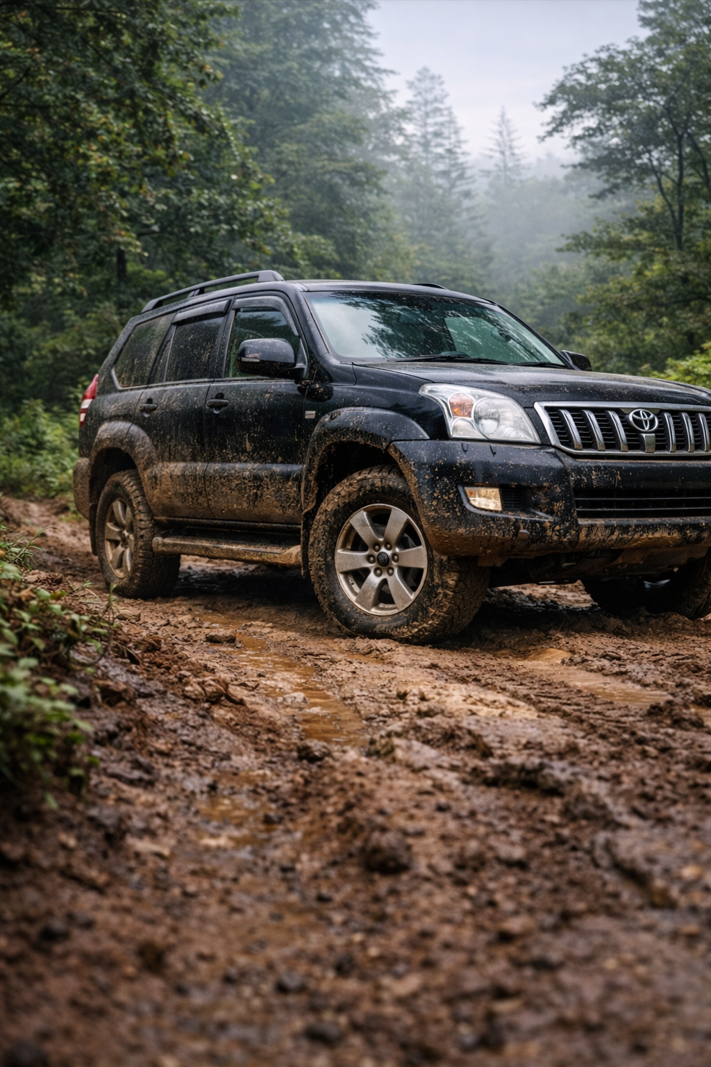 Toyota Land Cruiser 4x4 rental for tourists in Kyrgyzstan