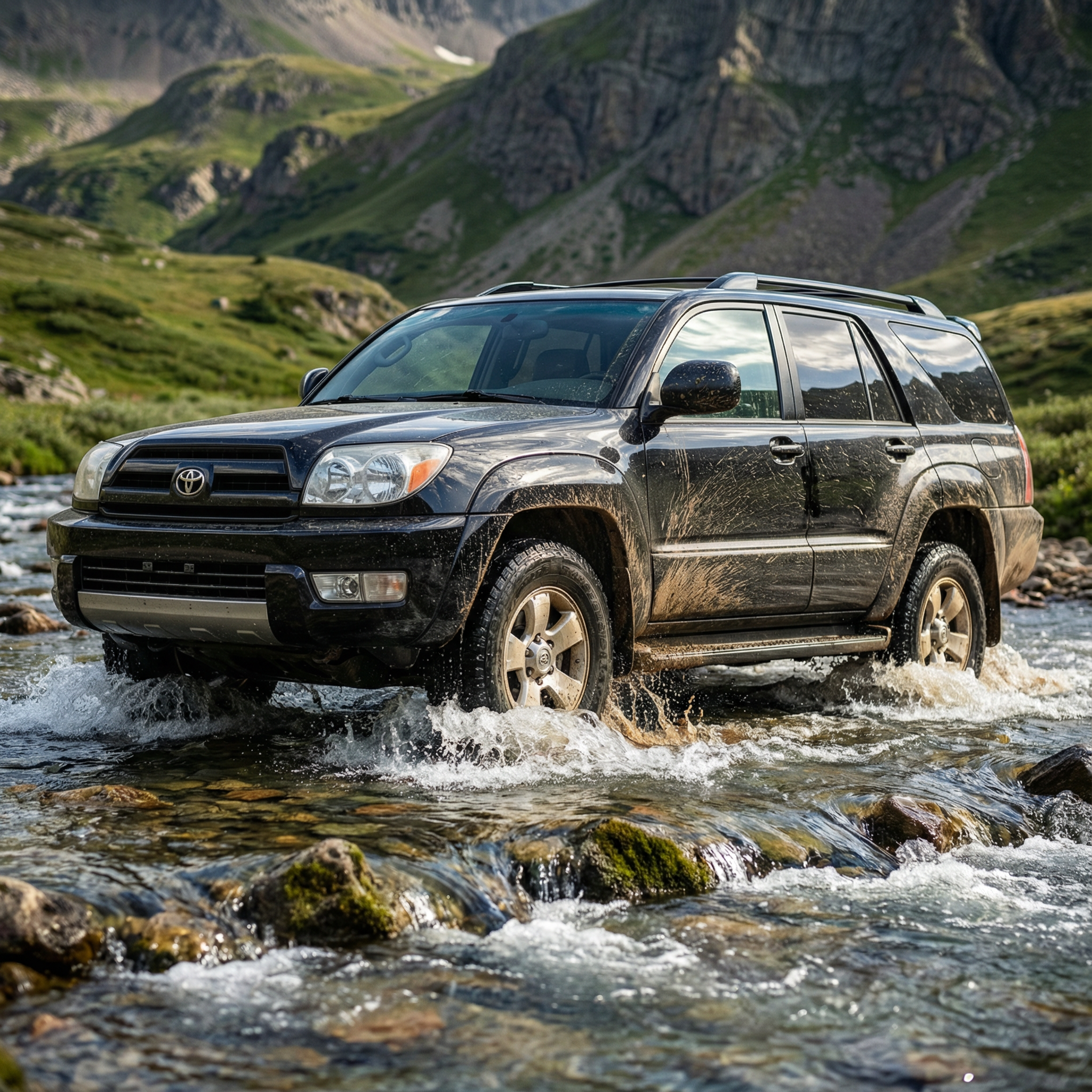 Toyota 4Runner 4x4 car rental for tourists in Central Asia