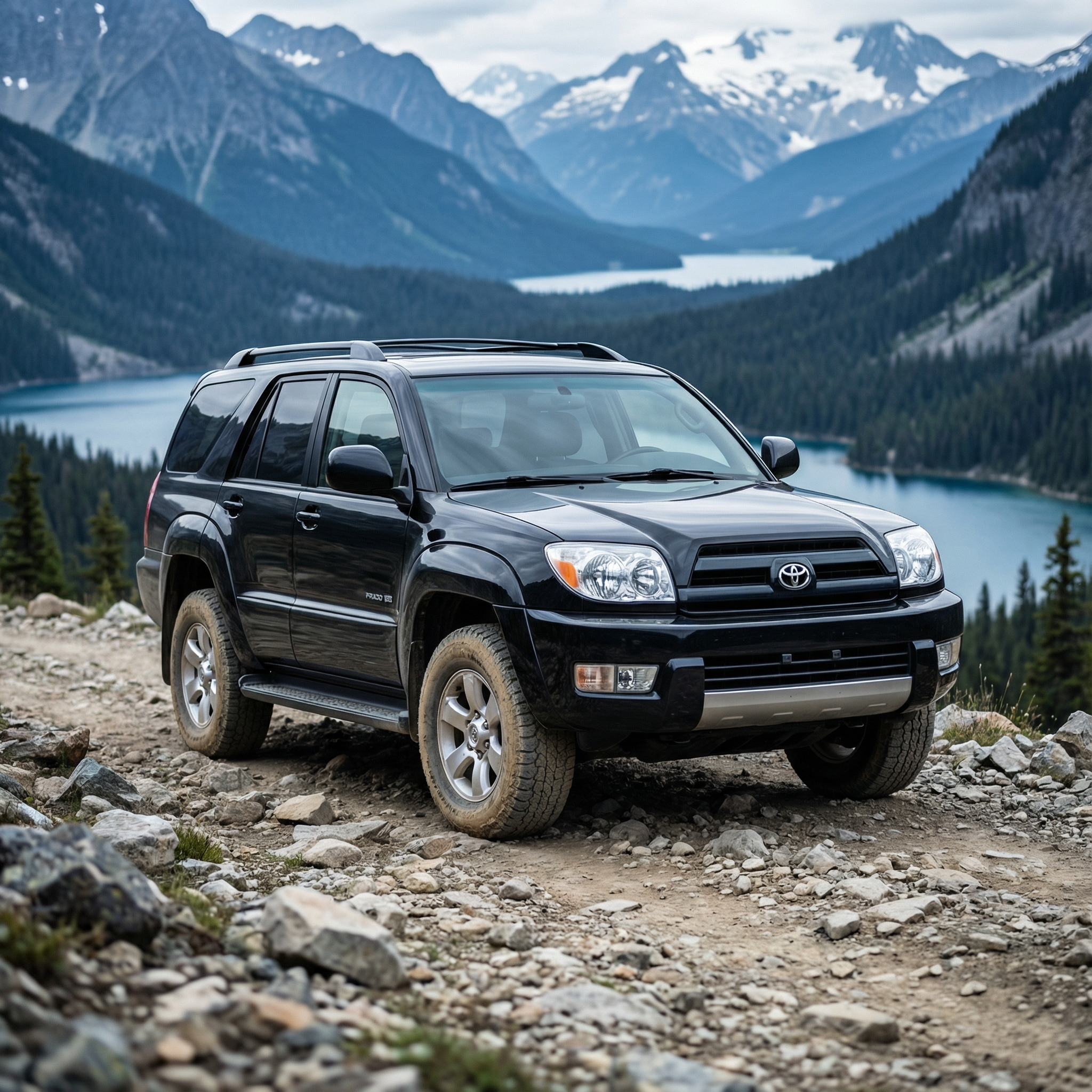 Toyota 4Runner 4x4 car rental for tourists in Central Asia