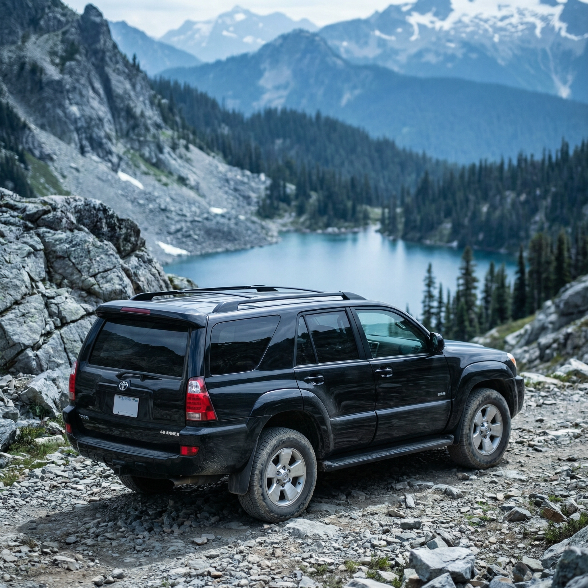 Toyota 4Runner 4x4 car rental for tourists in Central Asia